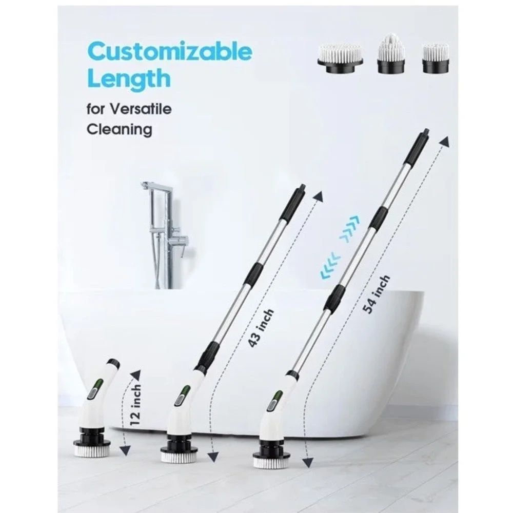 9 In 1 Electric Cleaning Brush Wireless Expandable